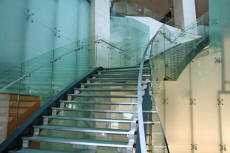 Glass & Steel Stair