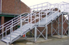 Galvanised  Stair- Blyth Spartans