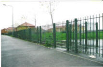 Steel fencing